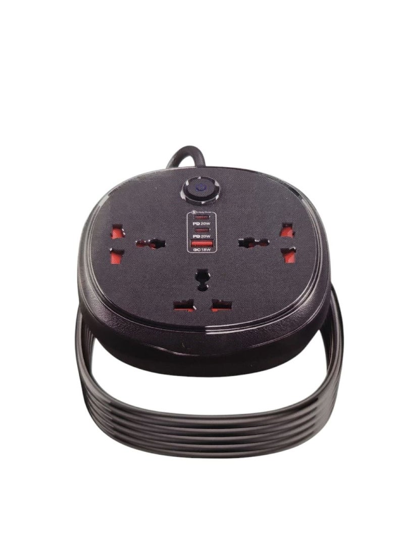 2500w universal extension cord to 6 devices