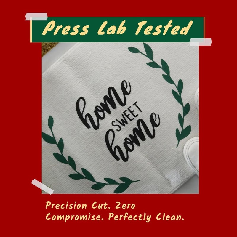 يونيترايد UNITRADE® رول فينيل نقل حراري Easy Cut (PVC) باللون الأبيض / متوافق مع Cricut وSilhouette وآلات القص الاحترافية / معتمد CPSIA / صنع في كوريا - Image 4