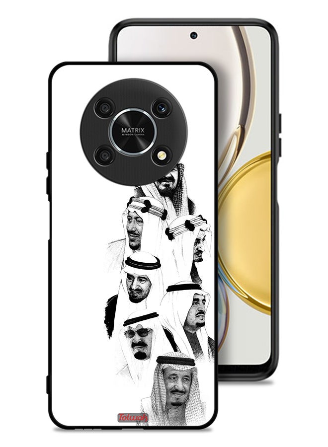 Tolwak Honor X9 5G Protective Case Cover Saudi Kings Art B_W - Image 1