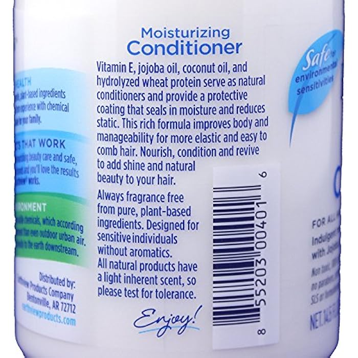 Conditioner, Fragrance Free Conditioner, 14.5 oz, Rich Moisturizing- Designed for Environmental Sensitivities (MCS, EI, MI) - Image 4