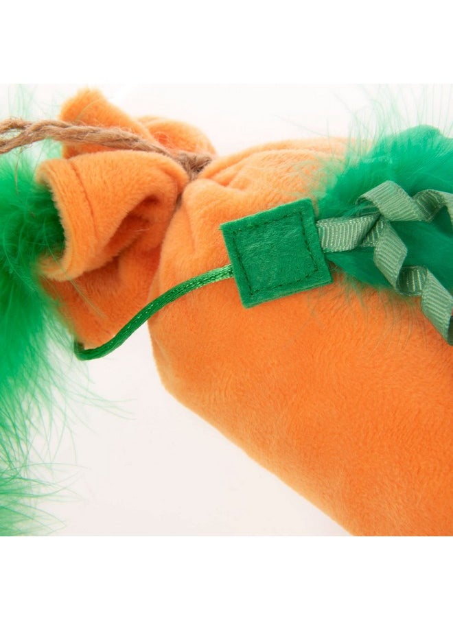 SmartyKat - Kolossal Karrot Crinkle Kicker Catnip Cat Toy  Orange, Jumbo - Image 1