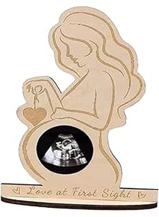 Handmade Wooden New Mom Gift Sign Easy Assembly Desk Decor Ornament - Image 1