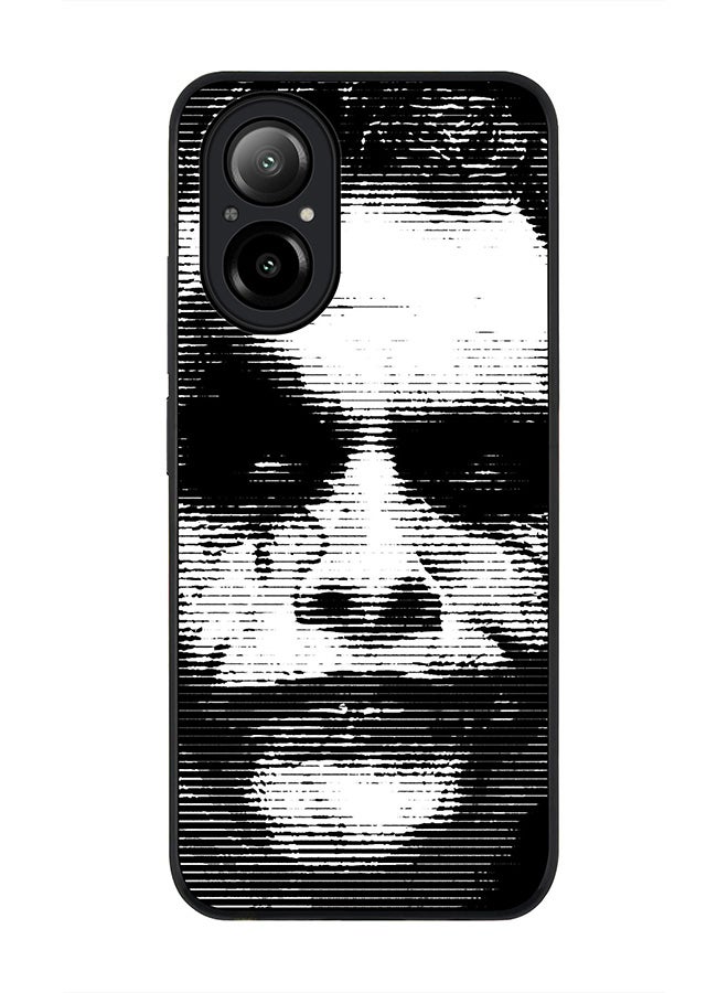 Stylizedd Rugged Black Edge Case for Realme C67 4G, Slim fit Soft Case Flexible Rubber Edges Anti Drop TPU Gel Thin Cover -  Joker - Image 1