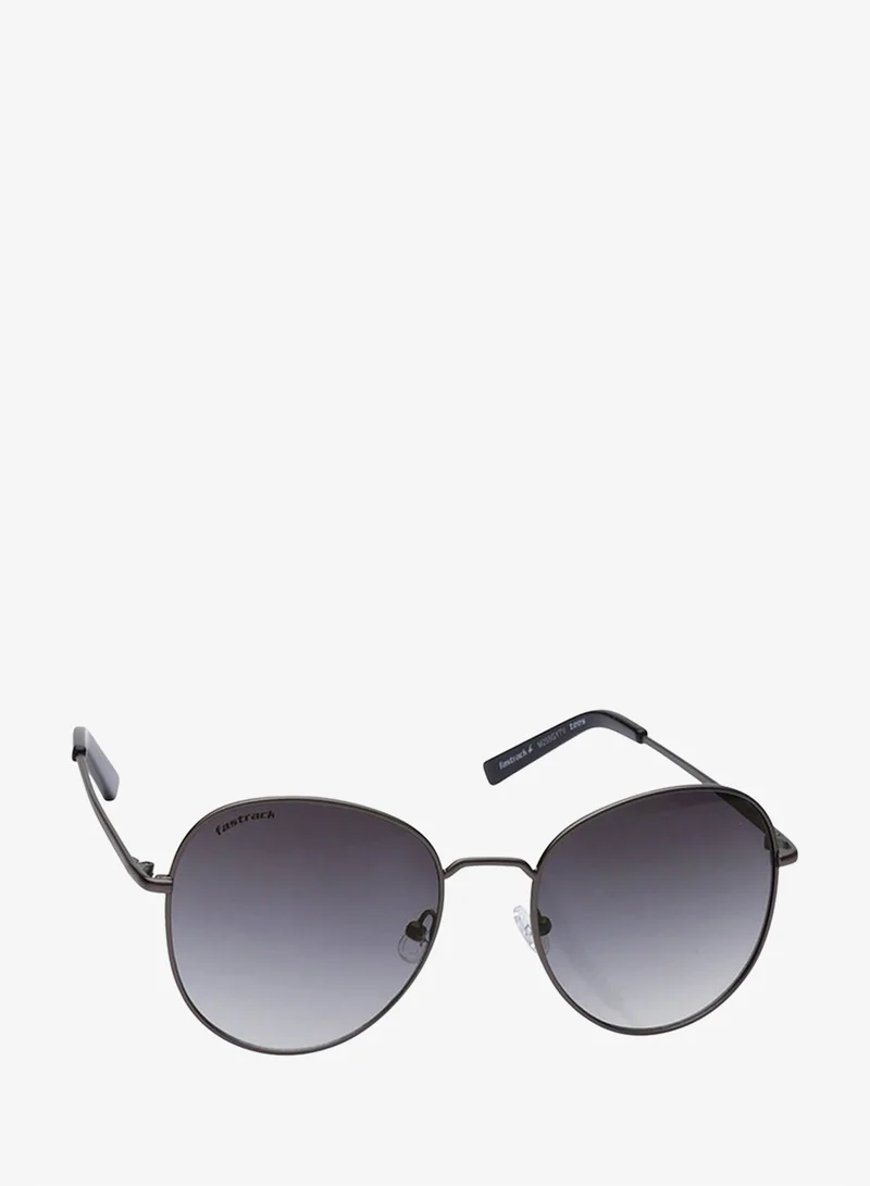 fastrack Non Polarized Sunglasses Black Frame Smoke Mirror Lens 54mm  - M255GY7V