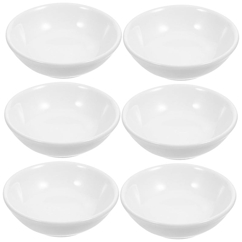 12Pcs White Ceramic Dipping Bowls For Sauces Snacks Appetizers And Kitchen Prep - Image 2