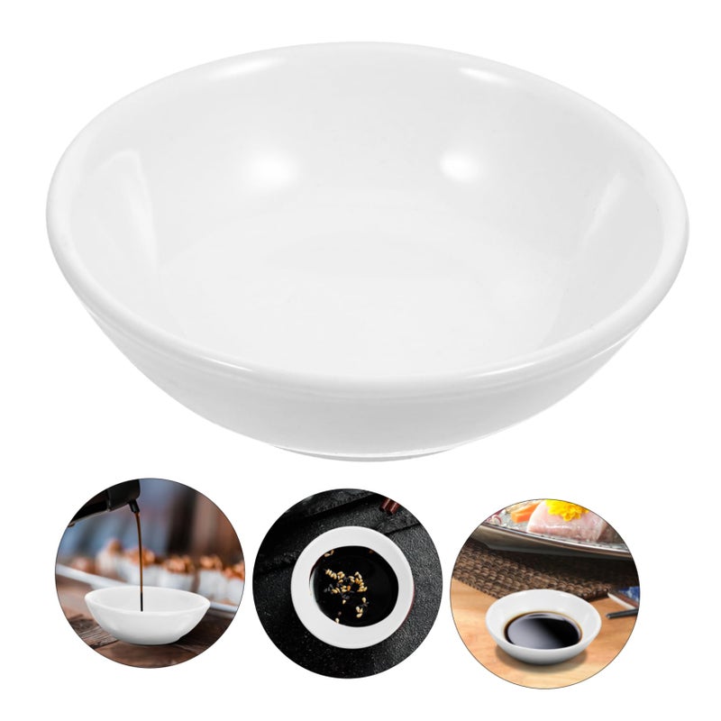 12Pcs White Ceramic Dipping Bowls For Sauces Snacks Appetizers And Kitchen Prep - Image 5