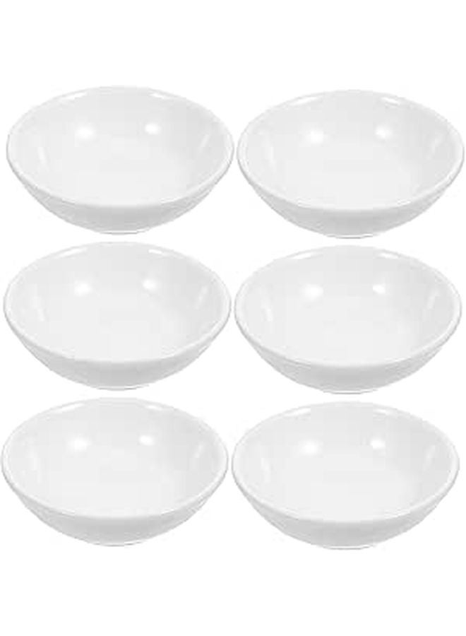 12Pcs White Ceramic Dipping Bowls For Sauces Snacks Appetizers And Kitchen Prep - Image 1
