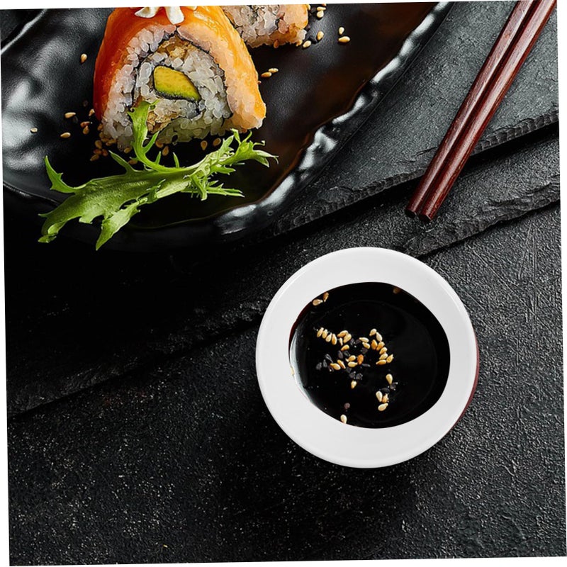 12Pcs White Ceramic Dipping Bowls For Sauces Snacks Appetizers And Kitchen Prep - Image 3