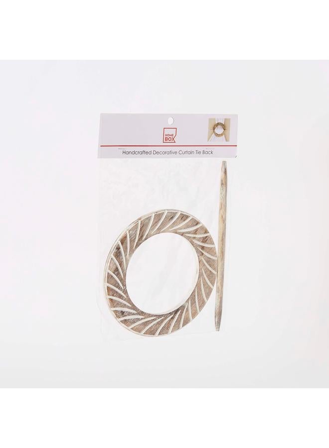 أفا رباط خلفي خشبي دائري مقاس 17.5 سم - Image 4