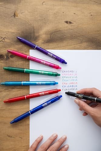 Pilot FriXion Ball 0.7mm Erasable Gel Pens, Fine Point, Blue Ink, Pack Of 6 - Image 4