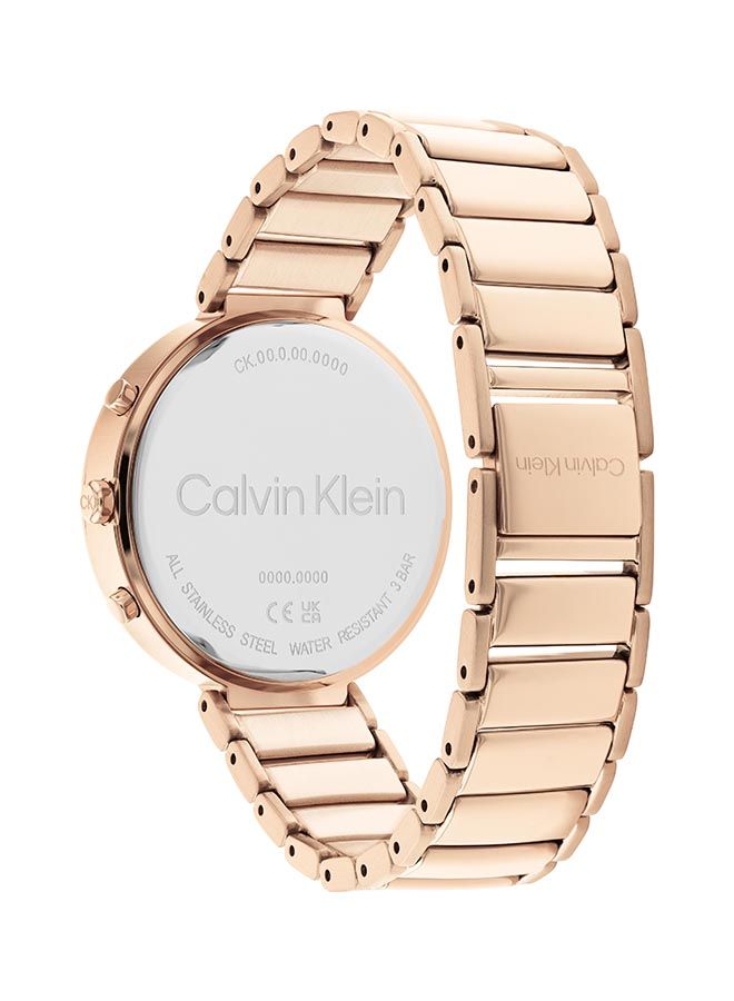 CALVIN KLEIN ساعة يد نسائية أنالوج دائرية من الفولاذ المقاوم للصدأ 25200283 - 36.5 مم - Image 2