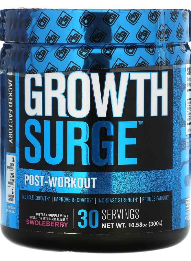 Jacked Factory Growth Surge PostWorkout Swoleberry 10.58 oz (300 g)