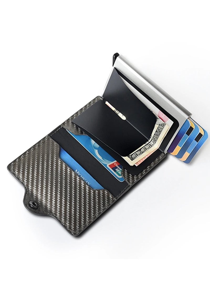 xozgdovg - Rfid Card Holder Men Women Airtag Wallet Money Bag Leather Purse Slim Thin Wallets For Apple AirTags Tracker Air Tag - Image 1