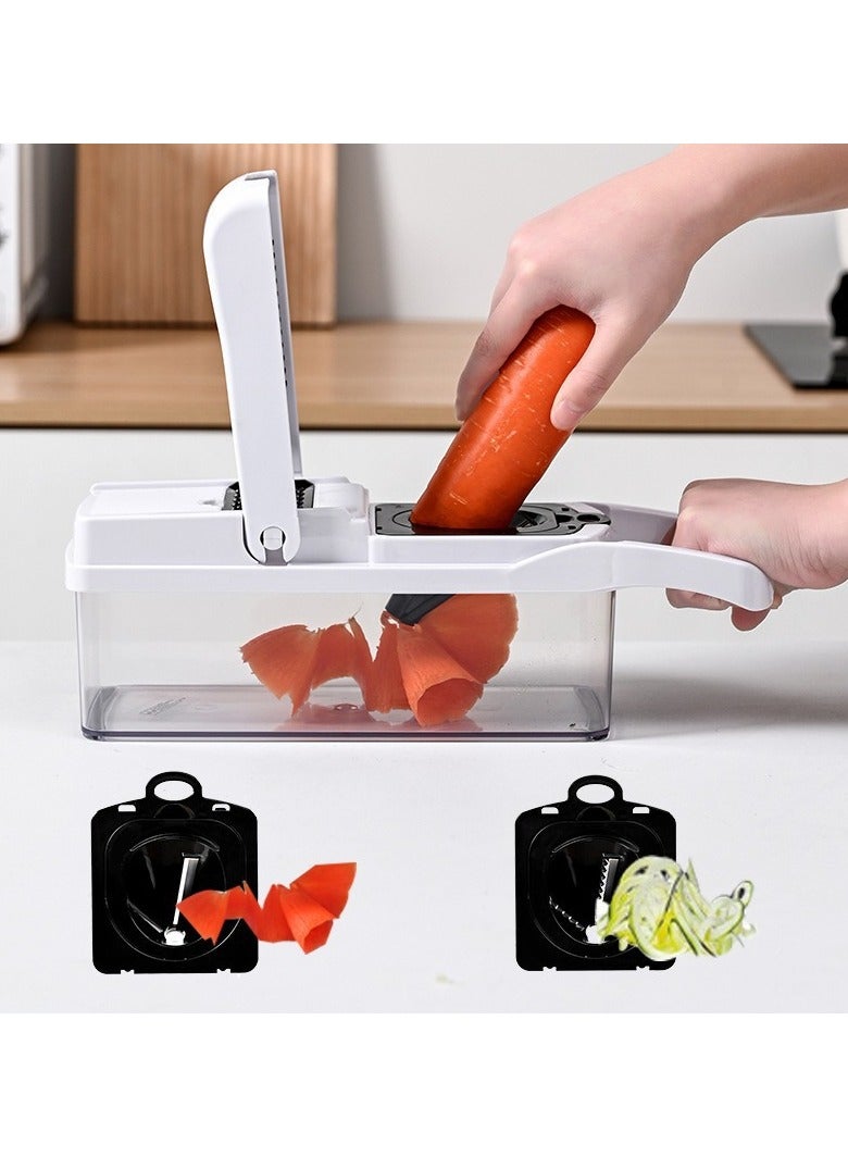 Captaintech أداة تقطيع وشرائح وخضروات متعددة الوظائف مكونة من 22 قطعة - Image 3