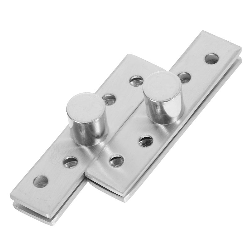 Stainless Steel 360 Degree Rotation Invisible Cabinet Door Hinges 2 Pcs Set - Image 2