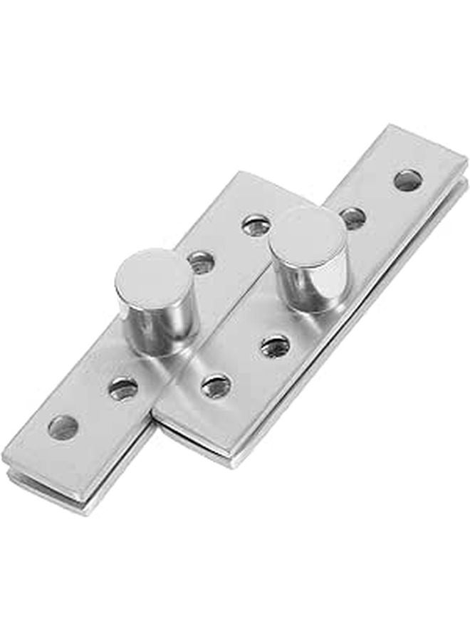 Stainless Steel 360 Degree Rotation Invisible Cabinet Door Hinges 2 Pcs Set - Image 1
