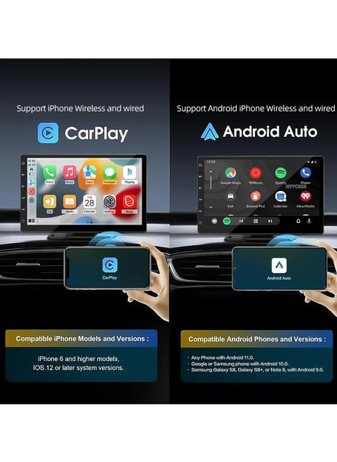 9 inch touch screen car multimedia Wi-Fi video player wireless screen for all types of cars and trucks for Android and iphone devices  / Mirror Link