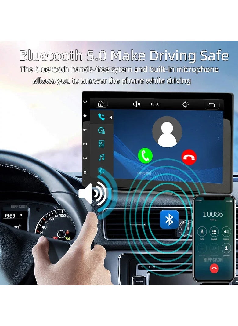 Generic - 9 inch touch screen car multimedia Wi-Fi video player wireless screen for all types of cars and trucks for Android and iphone devices  / Mirror Link - Image 1