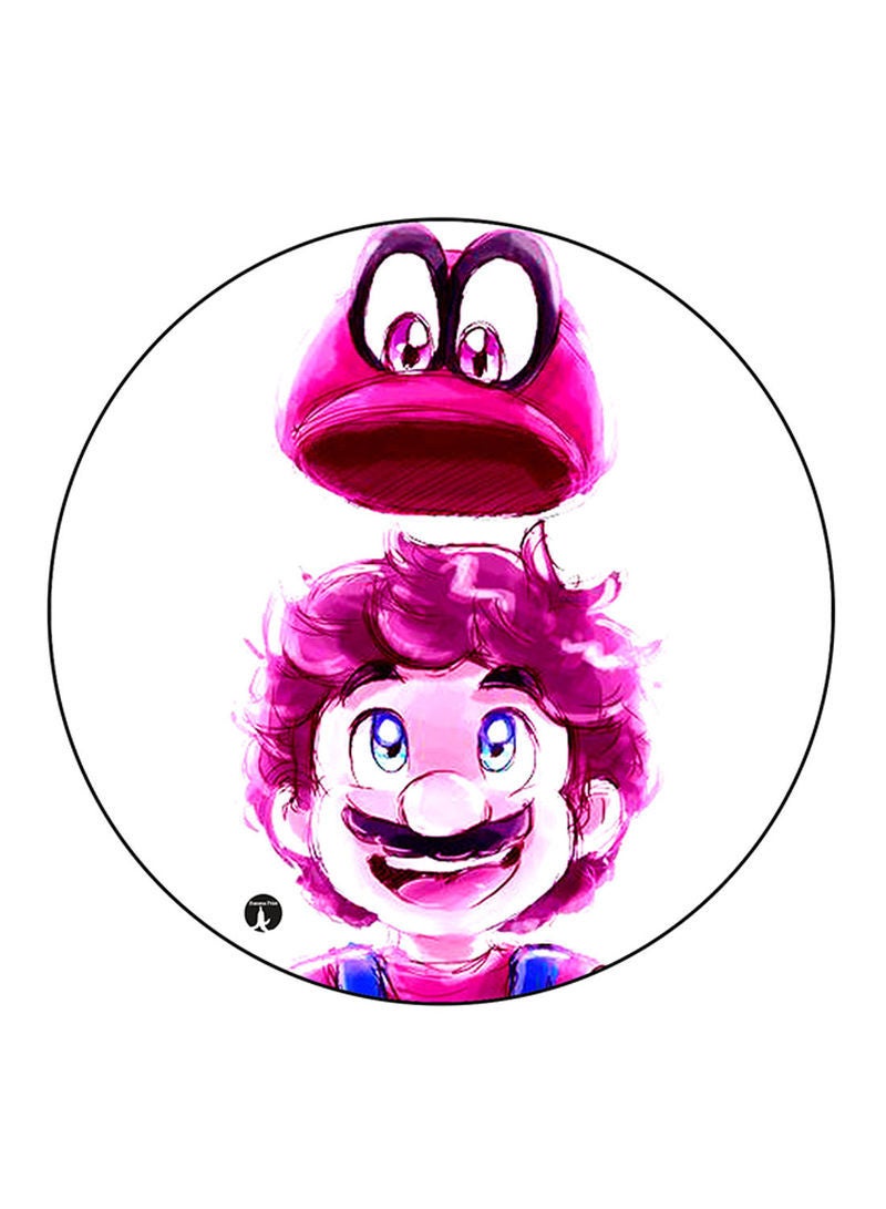 Video Game Super Mario Printed Mouse Pad  Multicolour