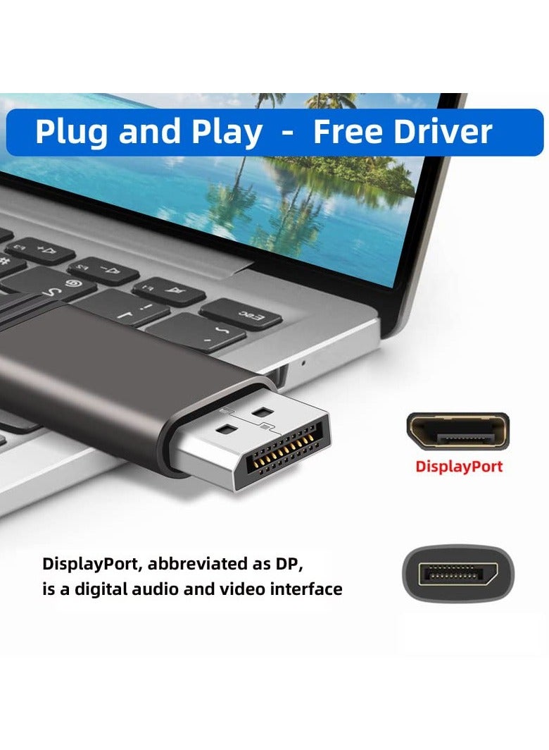 erorex DisplayPort DP Male to DVI Male Single Link Video Cable 6ft 1.8m for DVI monitor  - Image 3