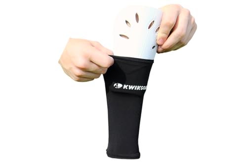 Kwik Goal أكمام ضغط واقي الساق للشباب من كويك غول، أسود - Image 4