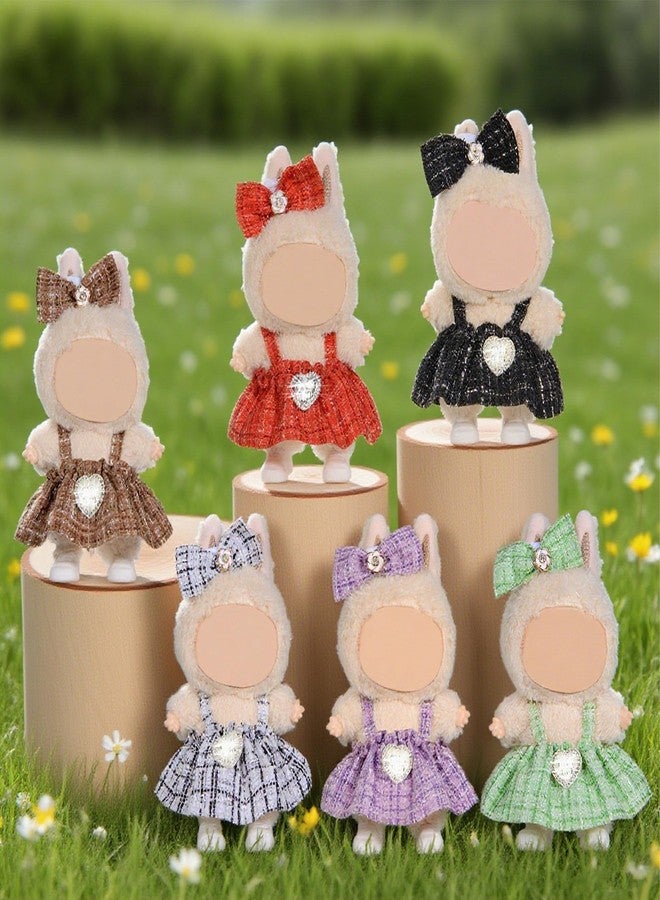 ibayda Total 6 Sets Chic Style 17cm Doll Dress Clothes and Accessories Include: 6 Hairband, 6 Dresses (Doll Not Included) - Image 5