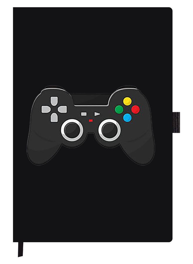 Theodor Designer A5 Thick Black Hardcover Notebook Controler - Image 1