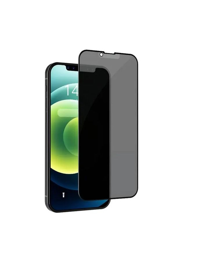 devia Van Series Privacy PET Edge Twice-Tempered Glass Screen Protector For iPhone13 6.1" & 13Pro 6.1" (2021) - Black - Image 1