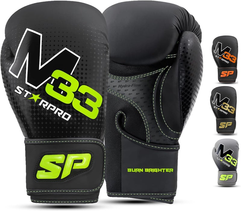 Starpro Boxing Training Gloves for Women & Men – 8oz 10oz 12oz 14oz 16oz - Image 1