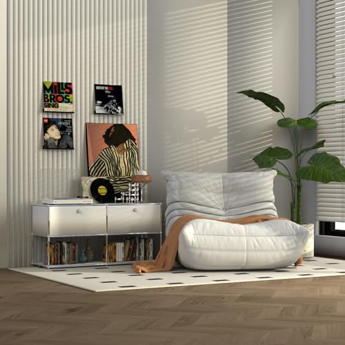 ILYXY Acrylic Vinyl Record Holder Wall Mount – 8 Pack 12-Inch Floating Vinyl Shelves, Black Record Display Frames for LP Albums & Wall Decor - Image 5