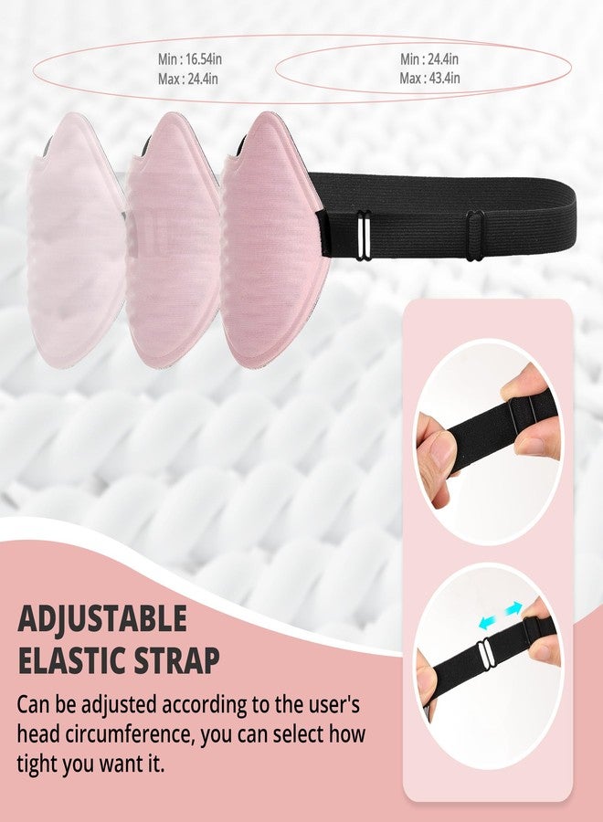 spacepower 3D Kids Sleep Eye Mask: 3D Contoured Cup Sleeping Masks, Blindfold Sleep Eye Cover with Adjustable Strap, Memory Foam Lightweight Night Eyeshade for Boys Girls Teens (Pink) - Image 5