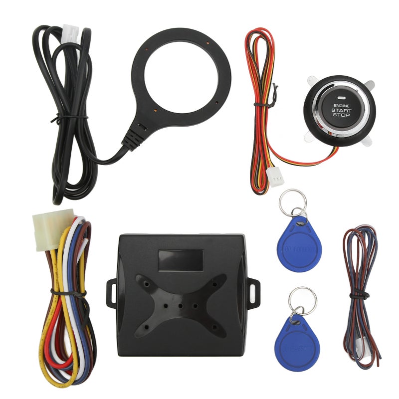 Car Push to Start Ignition Kit Smart Engine Start Stop Button Keyless Go System Universal for 12V Vehicles - Image 4