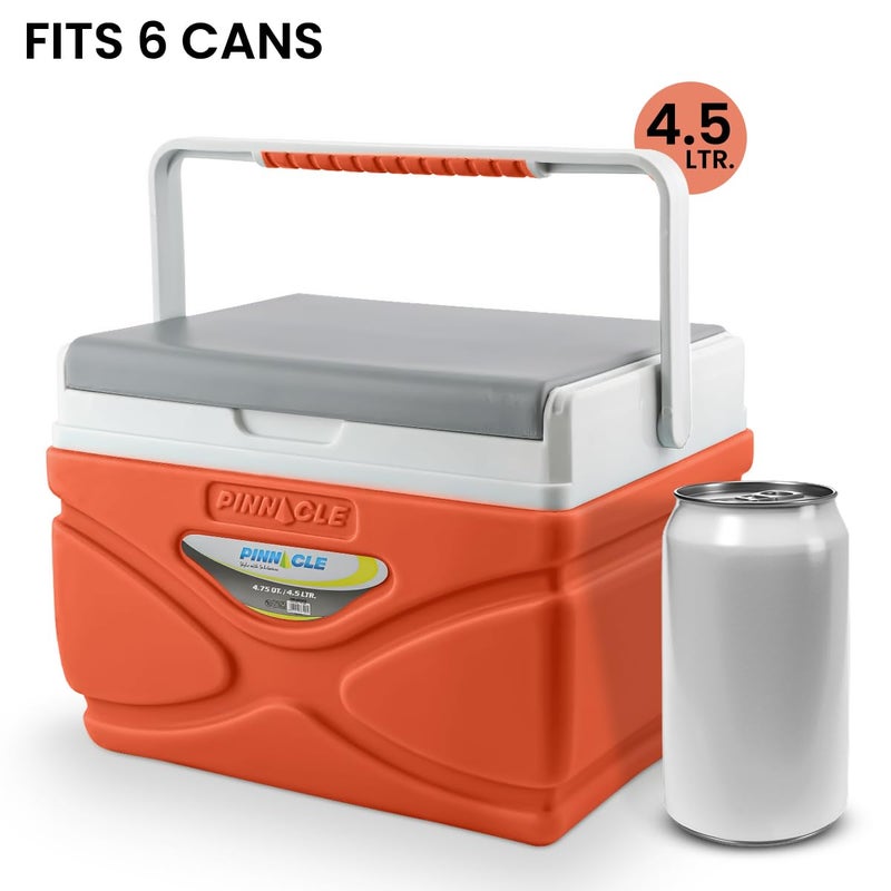 Pinnacle 4.5-11 Liter Insulated Cooler Lunch Box Set Portable Camping/Picnic Hard Cooler â€“Coolbox Keeps Cool for 48 hrs. with Ice Retentionâ€“Heavy Duty Cooler for Beach, Grill, Tailgating, Small -med - Image 2