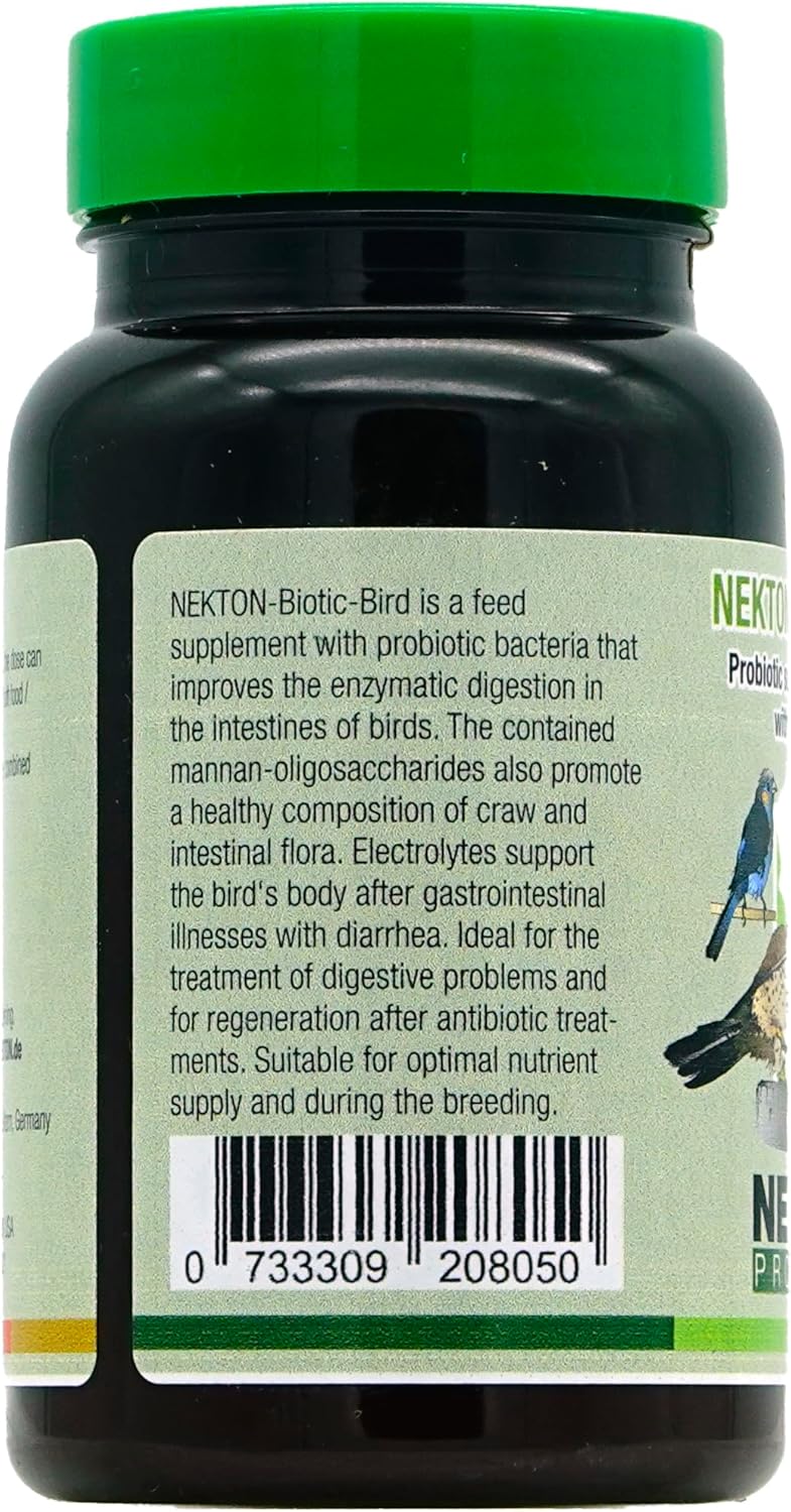 نيكتون NEKTON-Biotic-Bird | بروبيوتيك للطيور الزينة وطيور الصيد | علف تكميلي (50 جرام) - Image 4