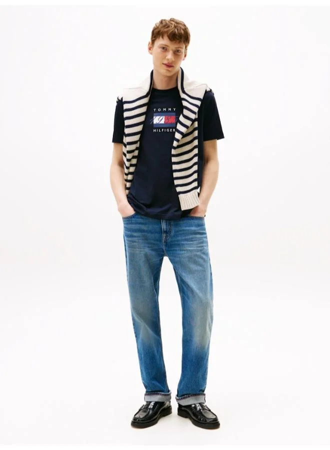 TOMMY HILFIGER Flag Graphic Jersey T-Shirt