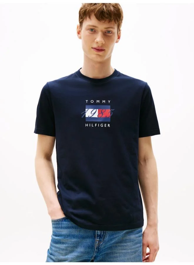 TOMMY HILFIGER Flag Graphic Jersey T-Shirt