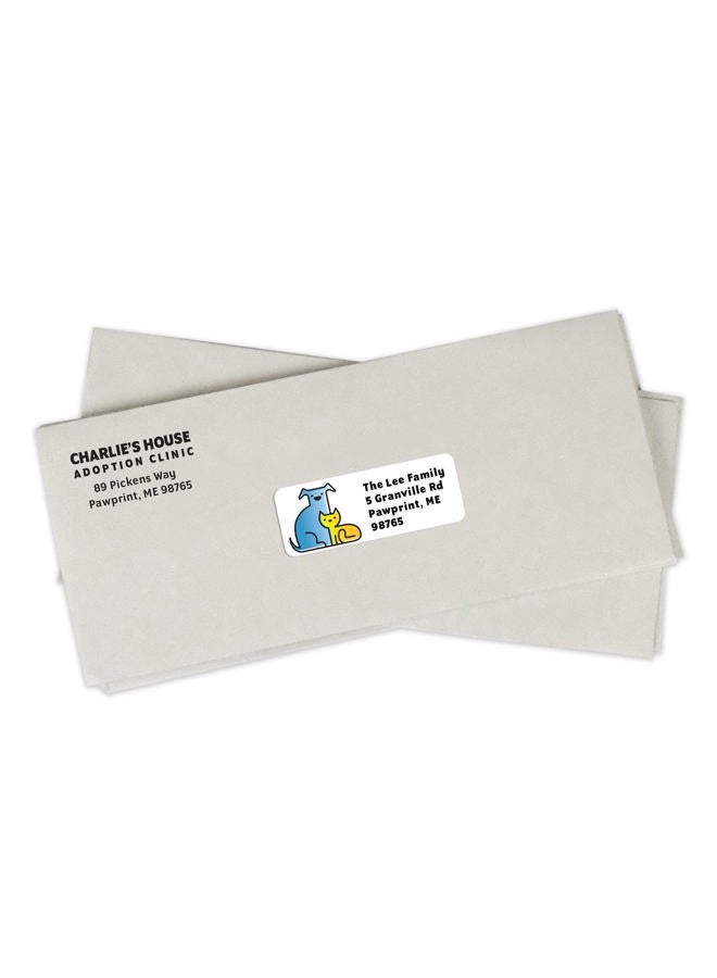 MACO ML3000 White Laser/Inkjet Shipping & Address Labels, 1 x 2 5/8 (Box of 3000) - Image 2