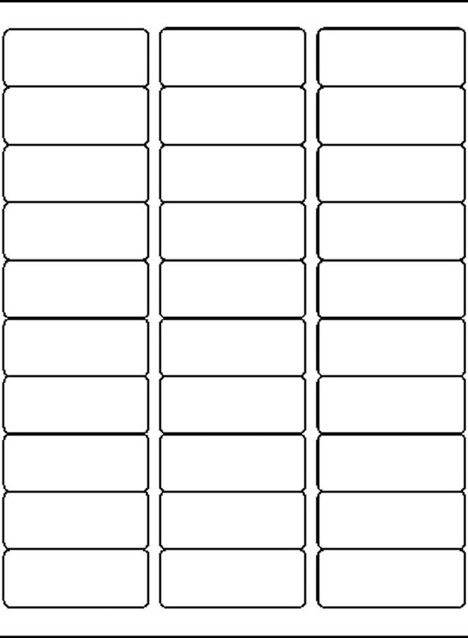 MACO ML3000 White Laser/Inkjet Shipping & Address Labels, 1 x 2 5/8 (Box of 3000) - Image 3