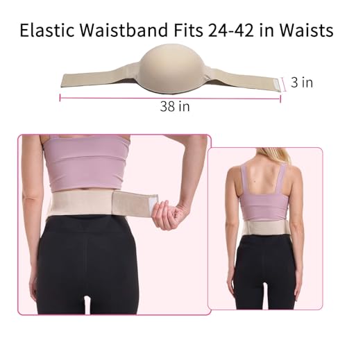 Seedollia سيودوليا بطن الحمل المزيف مع رغوة الذاكرة لزي حفلة سانتا الكبير - Image 4