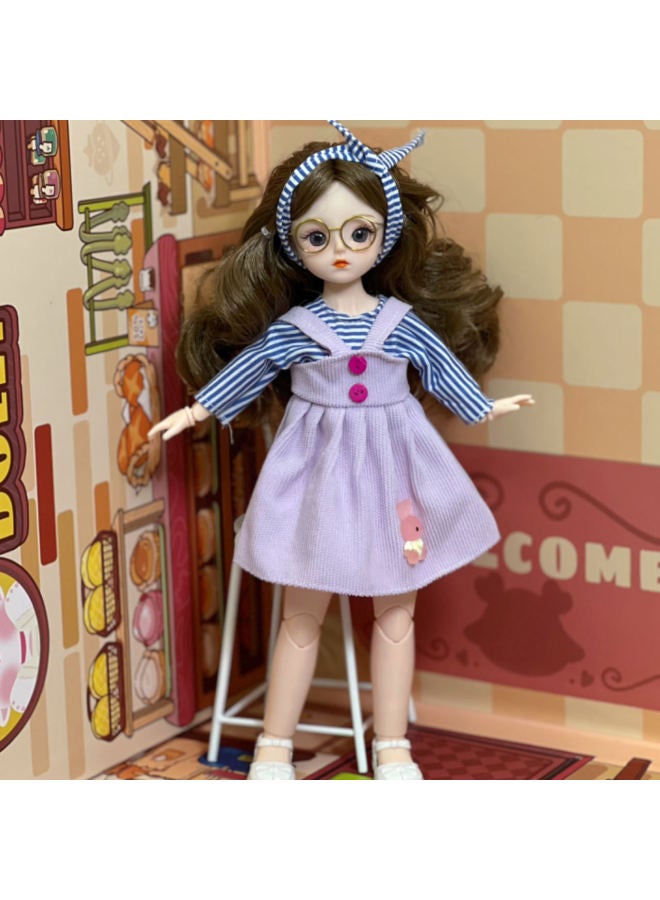 High-looking 30cm Doll 6 Points Bjd Doll Doll Little Princess Lolita Girl Toy Doll Multi-joint