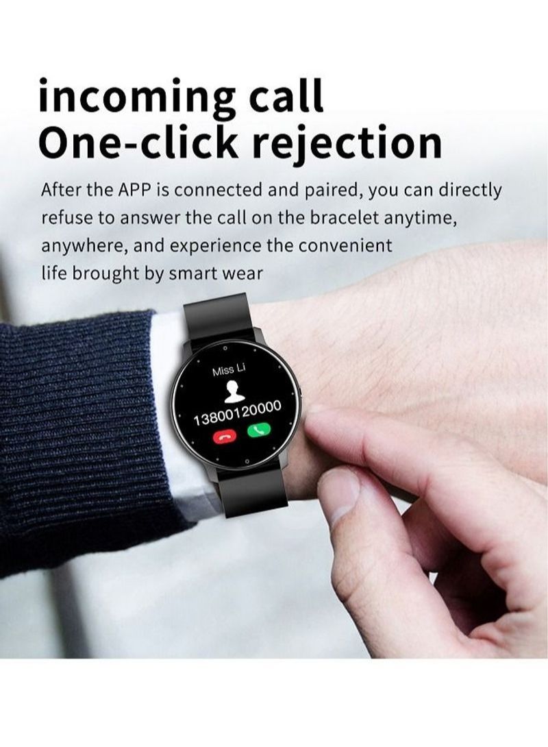 NIBEMINENT IP67 Waterproof Smartwatch Fitness Tracker Black - Image 4