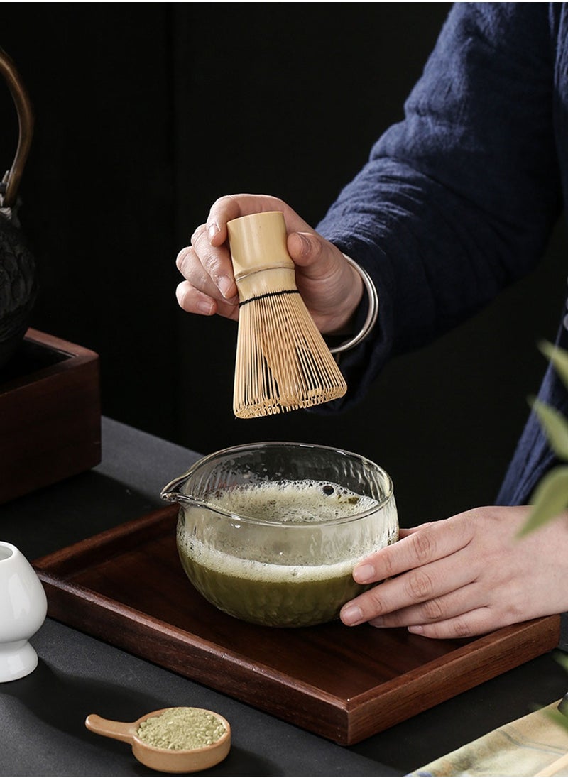 LEOKOR Japanese Matcha Tea Set 7Pcs Matcha Whisk Set, Include Matcha Bowl,Bamboo Matcha Whisk, Scoop, Whisk Holder,Stainless Steel Tea Sifter,Tea Making Kit  - Image 5