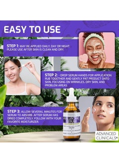 أدفانسد كلينيكال Advanced Clinicals, مصل الهيالورونيك، 1.75 أونصة سائلة (52 مل)  - Image 5