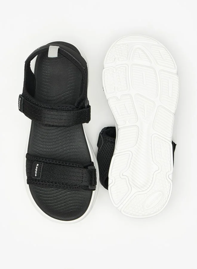 Kappa Women's Textured Sandals with Hook and Loop Closure