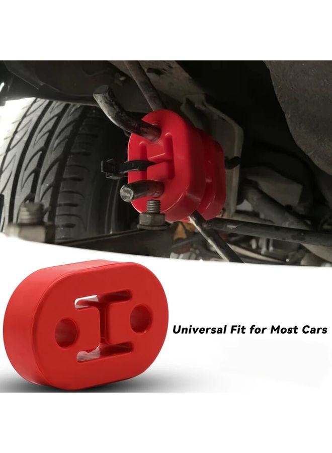 1pc Red Rubber Exhaust Hanger Bushing Long Lasting High Temperature Resistant - Image 1