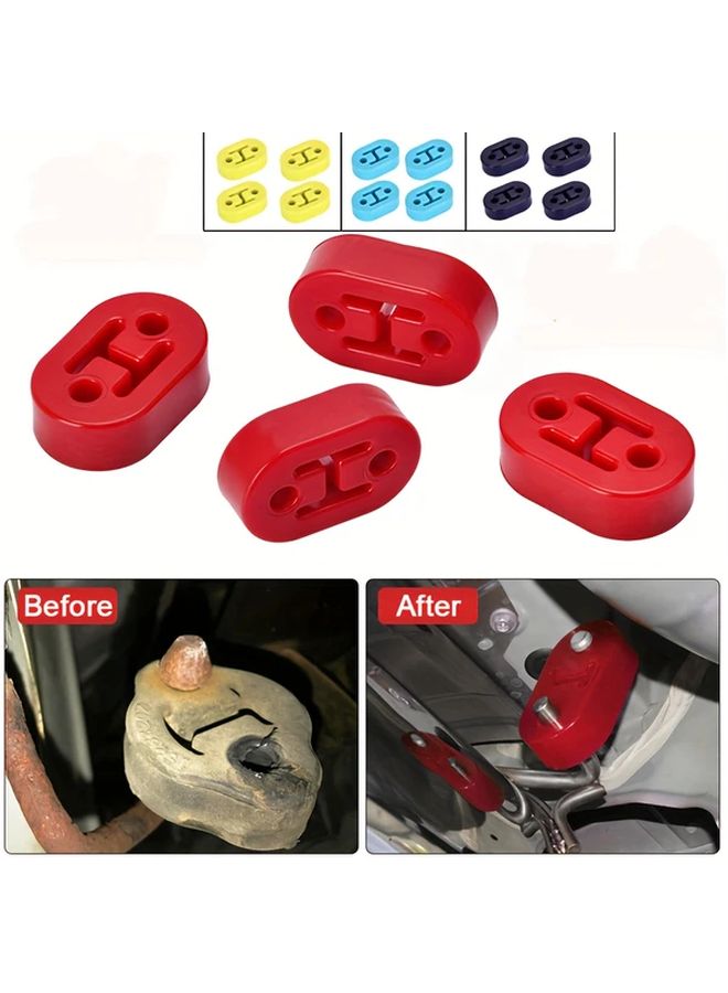 1pc Red Rubber Exhaust Hanger Bushing Long Lasting High Temperature Resistant - Image 5