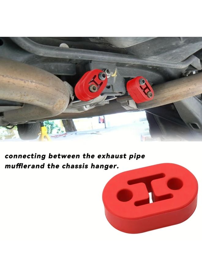 1pc Red Rubber Exhaust Hanger Bushing Long Lasting High Temperature Resistant - Image 4