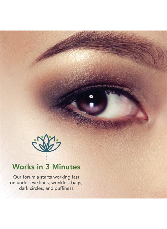 SUDDEN CHANGE Under-Eye Firming Serum - Decreases Under-Eye Bags, Puffiness, Lines, & Wrinkles - Wear With or Without Makeup - Works in Under 3 Minutes (0.23 oz, Pack of 3) - Image 1