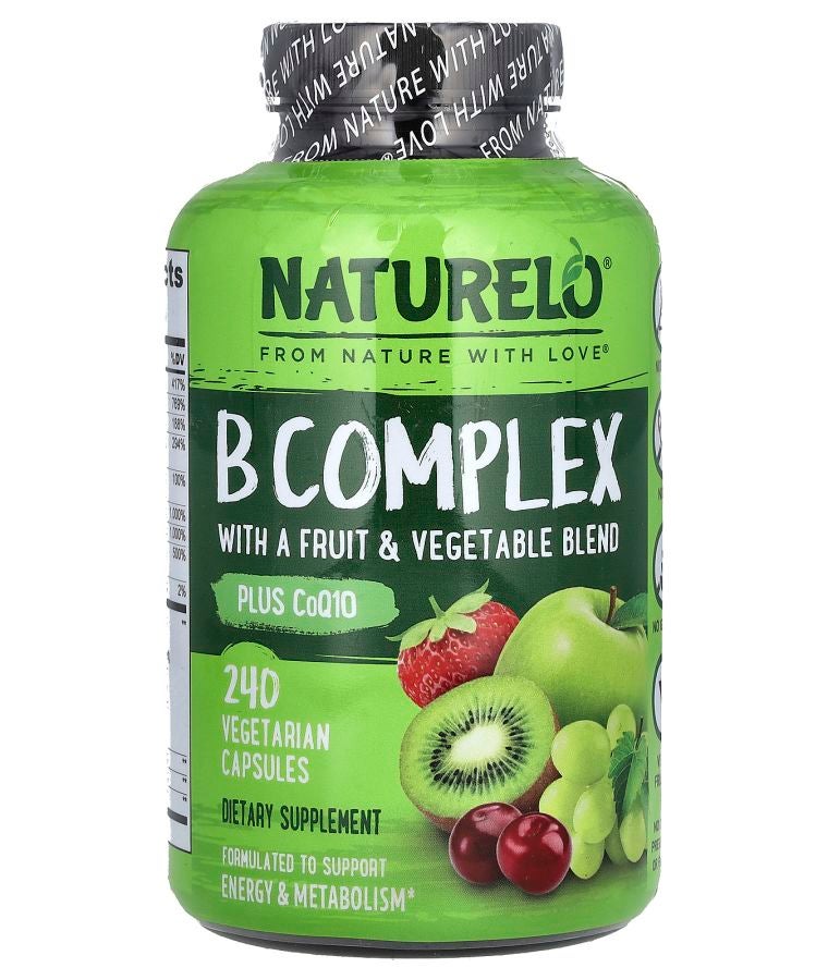 B Complex with a Fruit & Vegetable Blend Plus CoQ10 240 Vegetarian Capsules