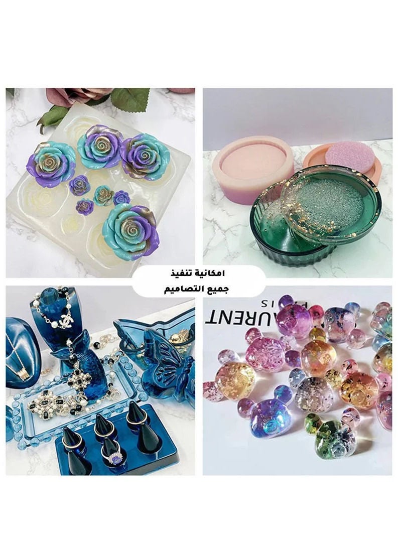 ريزن شفاف سعة 3.78 لتر نسبة حجمية 1-1  - Image 3
